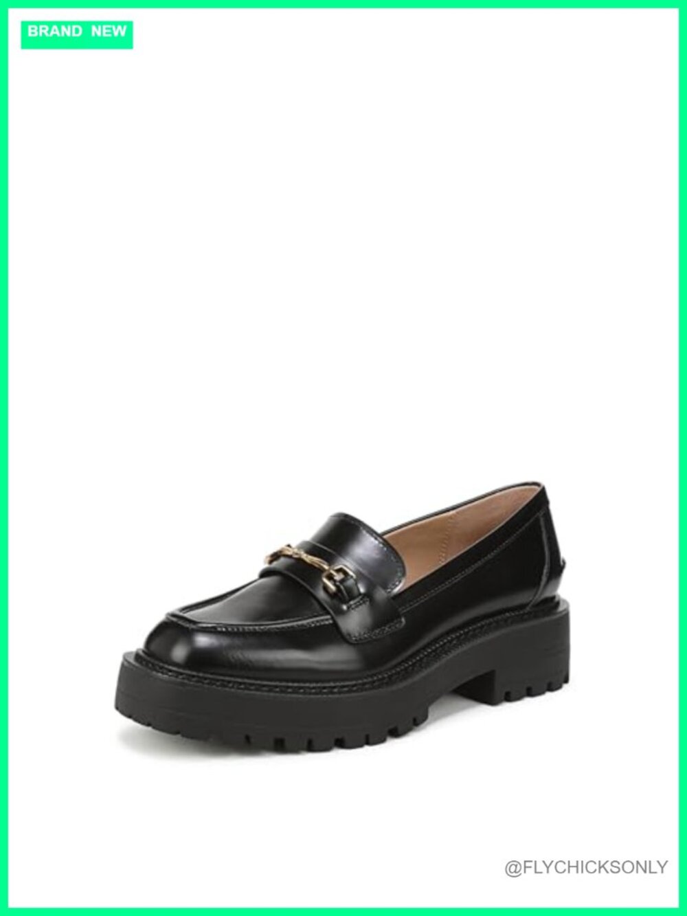 Sam Edelman Lea Platform Loafers Suede Chunky Sole Slip-On